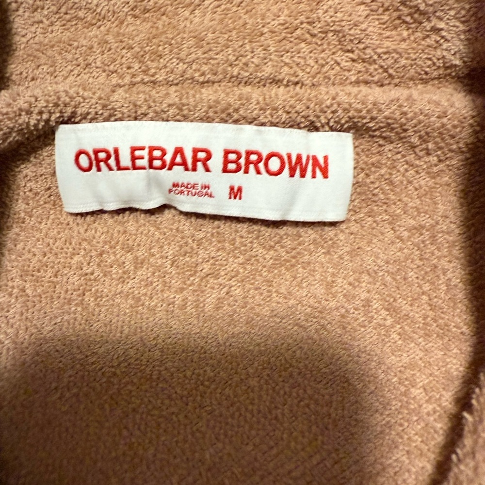 Orlebar Brown Tan terry Short Sleeve Shirt- new never worn - Picture 2 of 2
